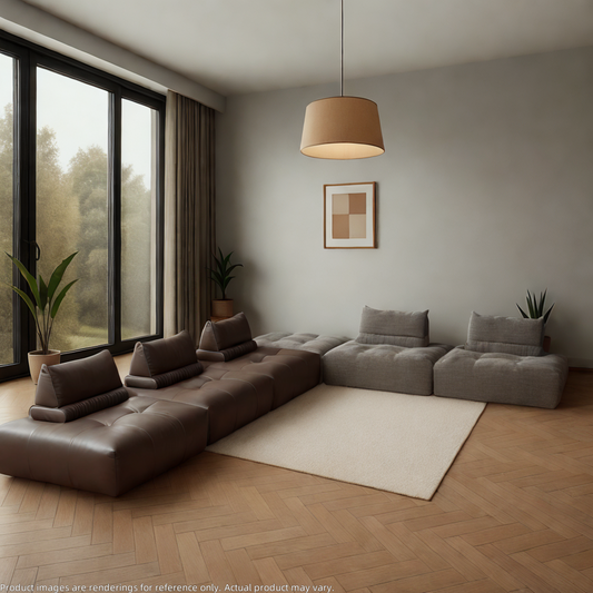 Arrangeable Neso modular couch in L‑shape NZ living room