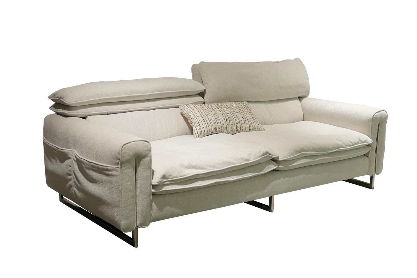 Eury 3-Seater Fabric Sofa