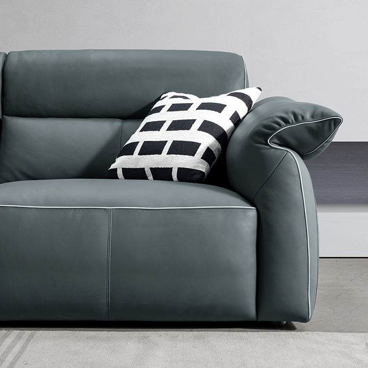 Aura 4-Seater Leather Sofa