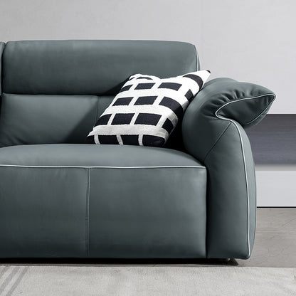 Aura 4-Seater Leather Sofa