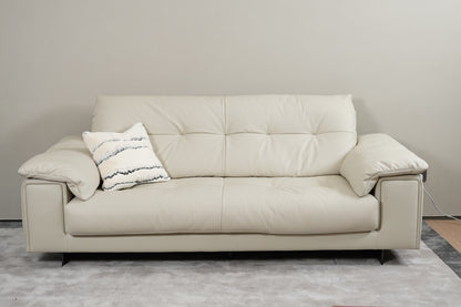 Elys 3-Seater Leather Sofa