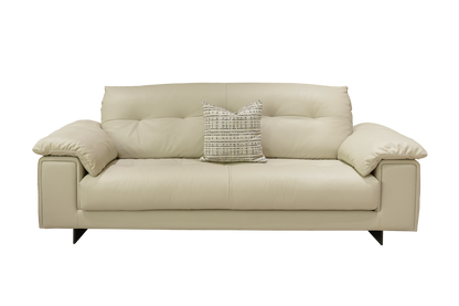 Elys 3-Seater Leather Sofa