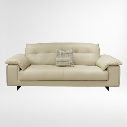 Elys 3-Seater Leather Sofa