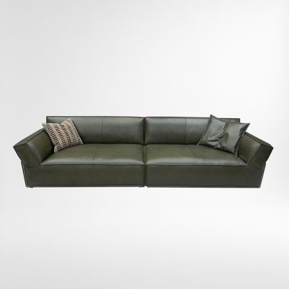 Nomos 4‑Seater Family Leather Sofa