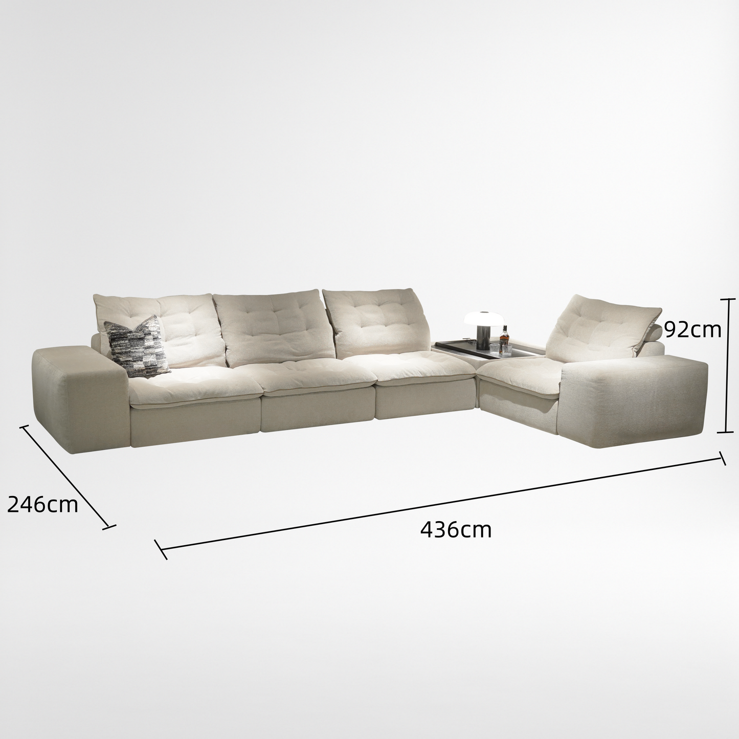 Nephele Modular Fabric Sofa
