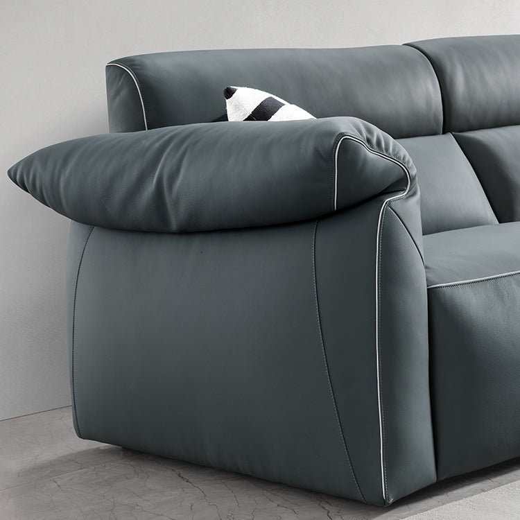 Aura 4-Seater Leather Sofa