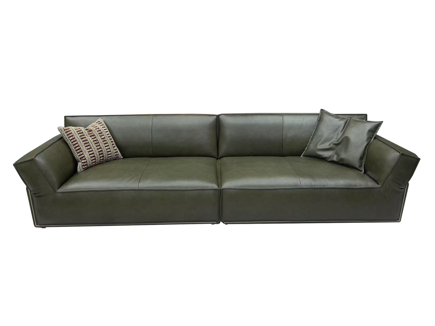 Nomos 4‑Seater Family Leather Sofa