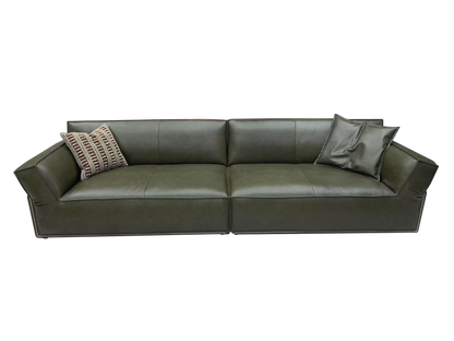 Nomos 4‑Seater Family Leather Sofa