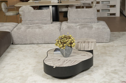 Neso Modular Leather & Fabric Sofa