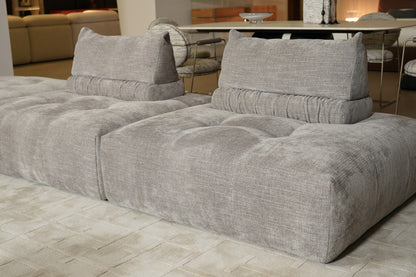 Neso Modular Leather & Fabric Sofa