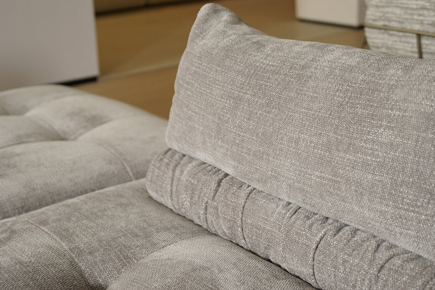 Neso Modular Leather & Fabric Sofa