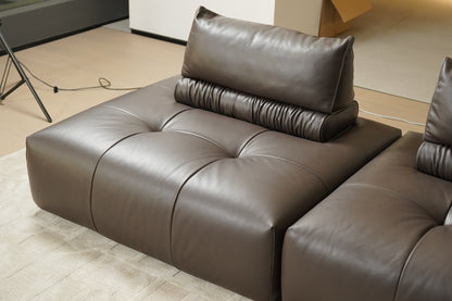 Neso Modular Leather & Fabric Sofa