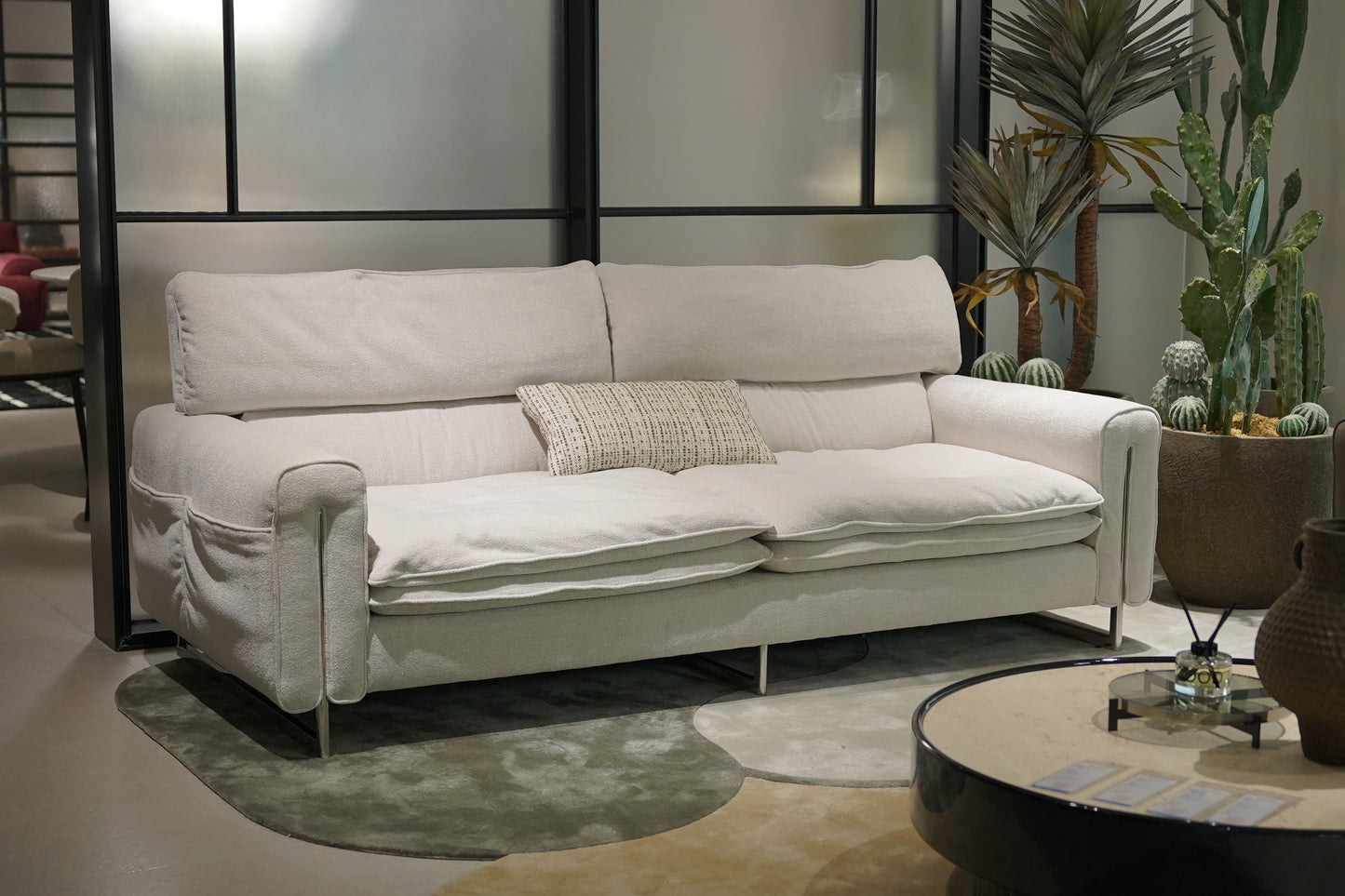 Eury 3-Seater Fabric Sofa
