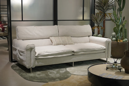 Eury 3-Seater Fabric Sofa