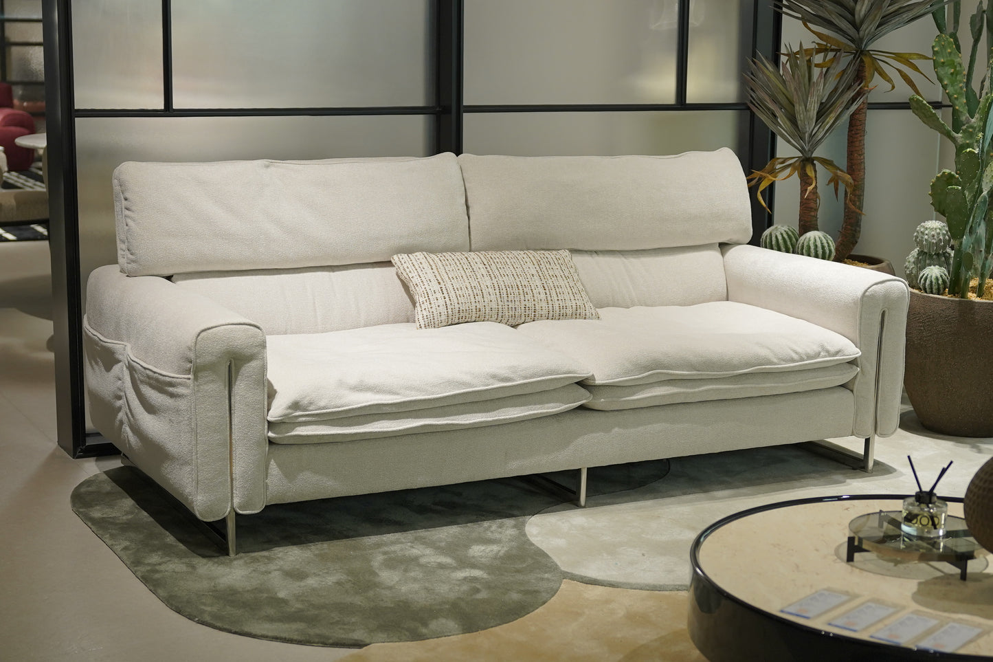 Eury 3-Seater Fabric Sofa