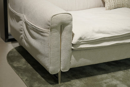 Eury 3-Seater Fabric Sofa