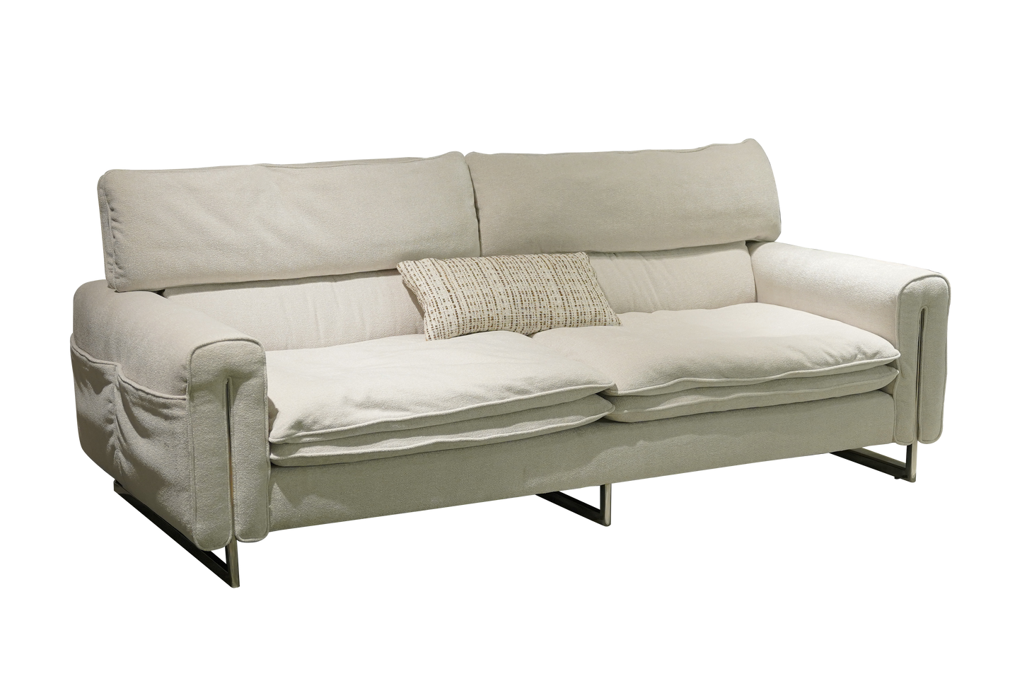 Eury 3-Seater Fabric Sofa