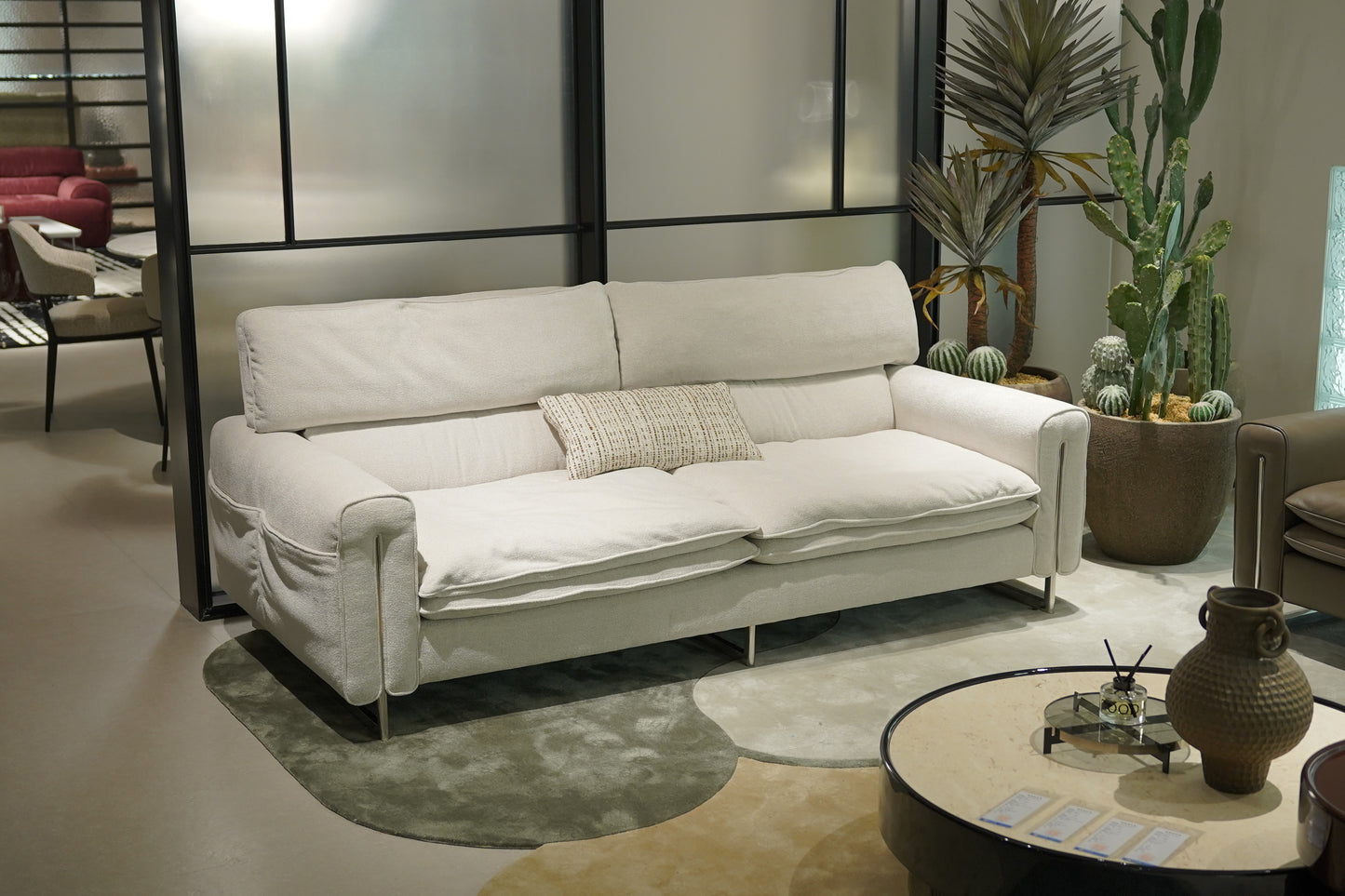 Eury 3-Seater Fabric Sofa