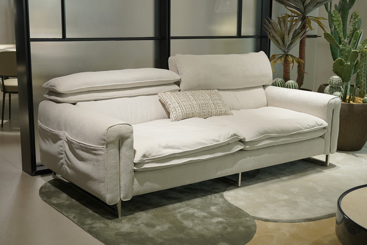Eury 3-Seater Fabric Sofa
