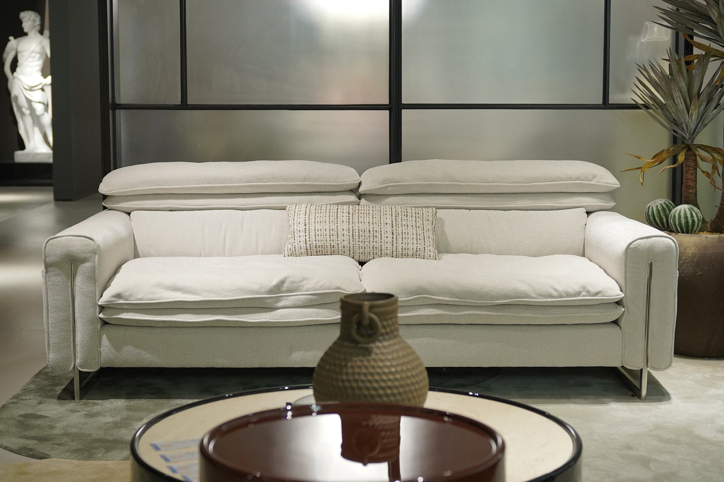 Eury 3-Seater Fabric Sofa